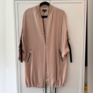 Women’s Blush Long Fall Blazer Jacket
